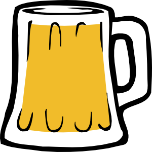 free vector Fattymattybrewing Fatty Matty Brewing Beer Mug Icon clip art
