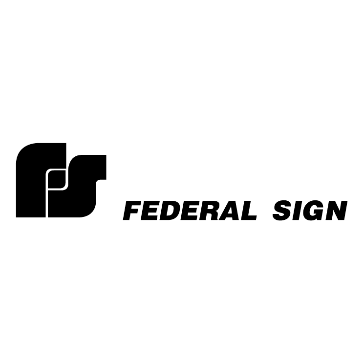 free vector Federal sign