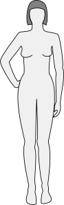 free vector Female Silhouette clip art