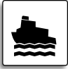 free vector Ferry Icon For Use With Signs Or Buttons clip art
