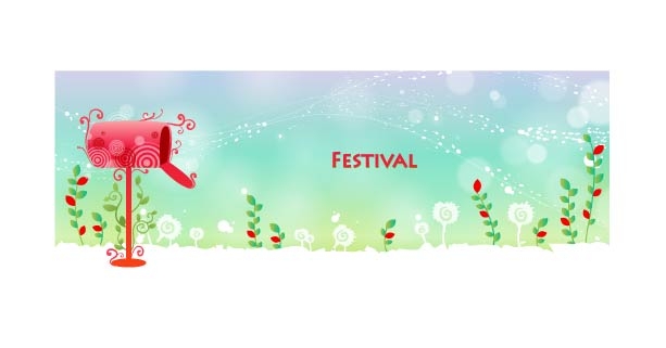 free vector Festival festive female pattern vector 2 10p