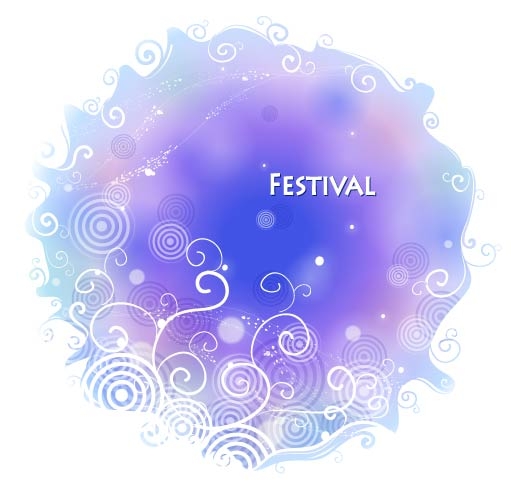 free vector Festival festive female pattern vector 3 10p
