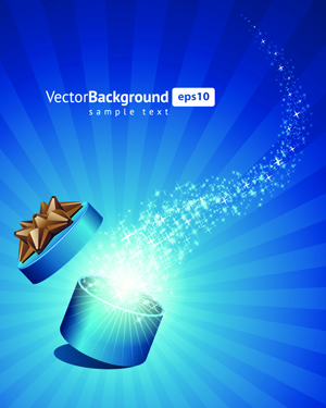 free vector Festive christmas gift background vector
