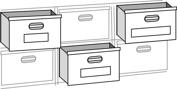 Download File Cabnet Drawers clip art (114412) Free SVG Download ...