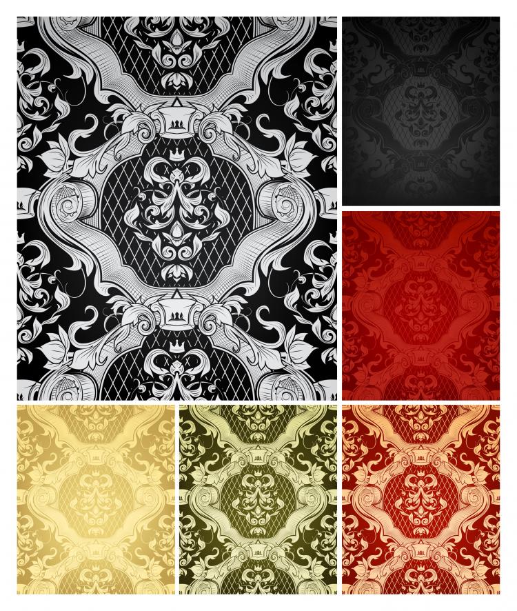 free vector Fine background pattern 01 vector
