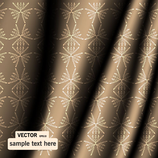 free vector Fine pattern curtains 02 vector
