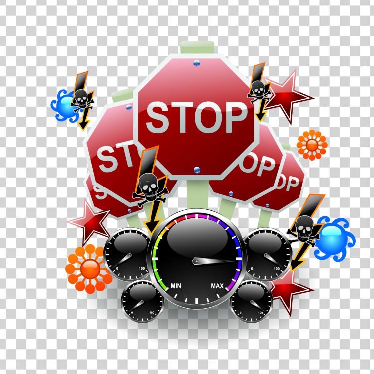 Fine road signs (6802) Free EPS Download / 4 Vector