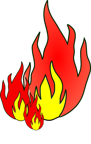 Fire clip art (103116) Free SVG Download / 4 Vector