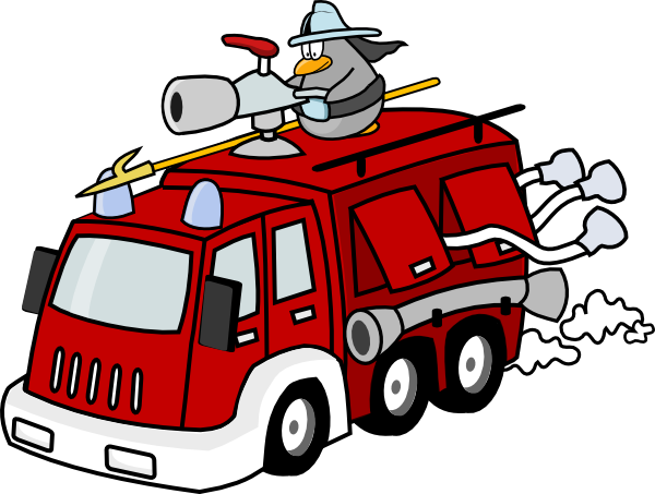 free vector Fire Engine clip art