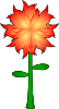free vector Fire Flower  clip art