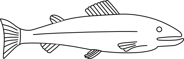 free vector Fish Outline clip art