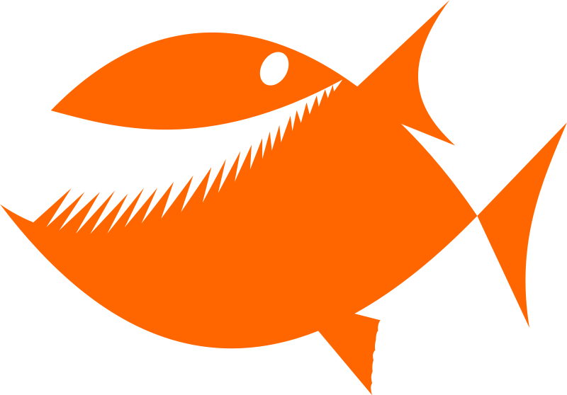 free vector Fish silhouette by Rones