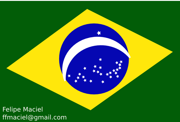 clip art flag of brazil - photo #40