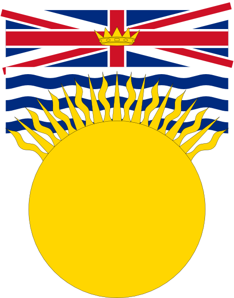 free vector Flag Of British Columbia Canada clip art