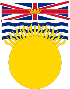 free vector Flag Of British Columbia Canada clip art