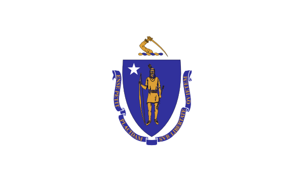 free vector Flag Of Massachusetts clip art