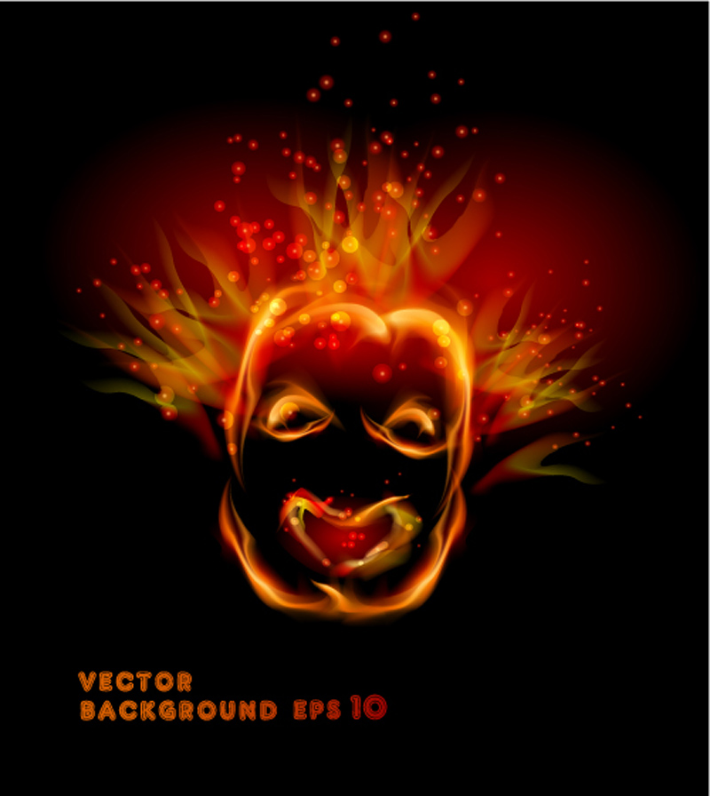 free vector Flame effect 05 vector