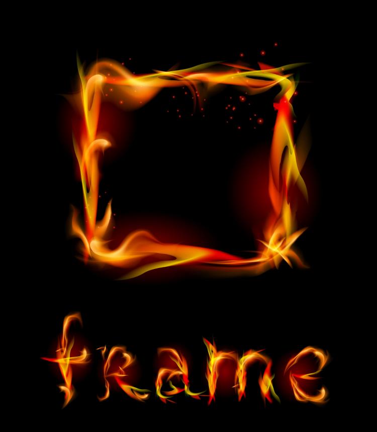 free vector Flame effects 03 vector