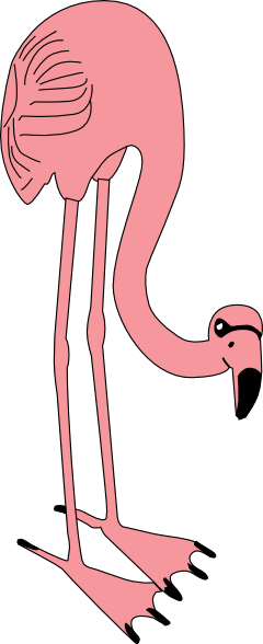 free vector Flamingo clip art