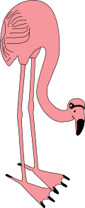 free vector Flamingo clip art