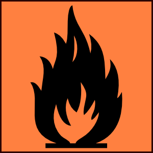 free vector Flammable Symbol clip art