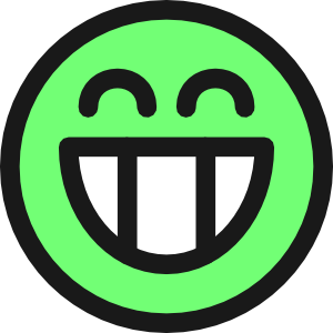free vector Flat Grin Smiley Emotion Icon Emoticon clip art