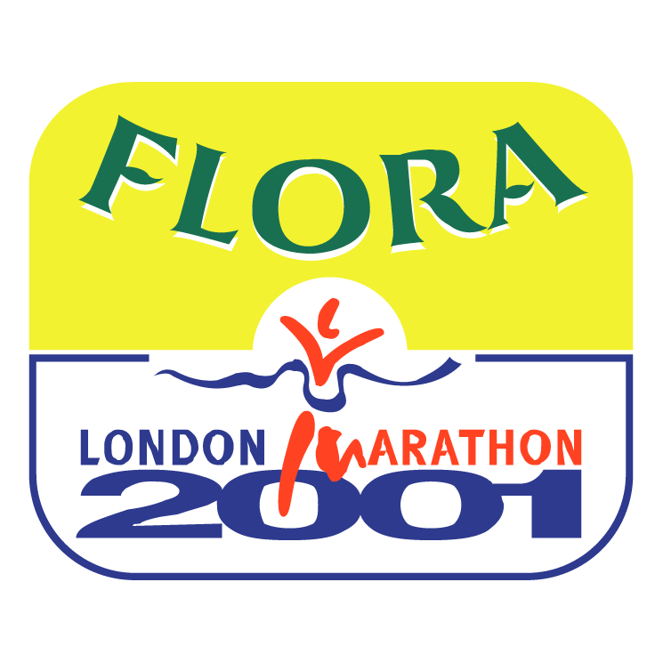 free vector Flora london marathon