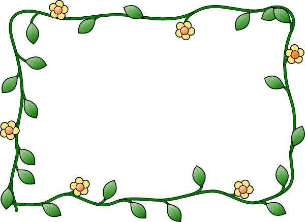 free vector Flower Frame clip art