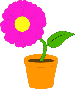 free vector Flowerandpot clip art