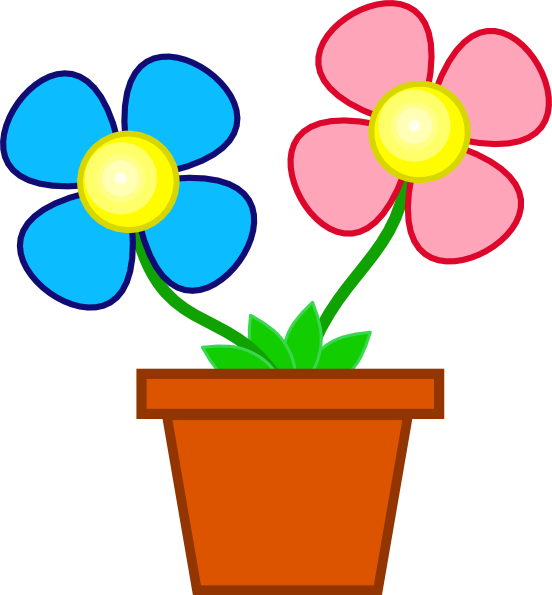 free vector Flowers In A Vase clip art