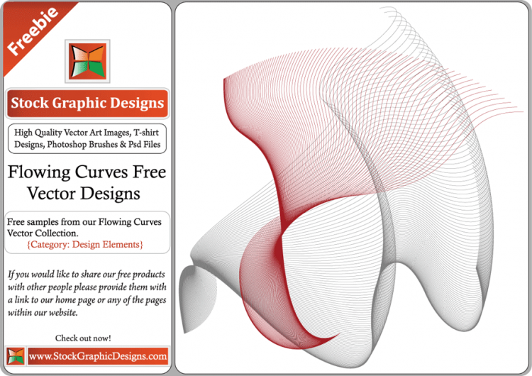 free vector Flowing Curves Free Vector Designs
