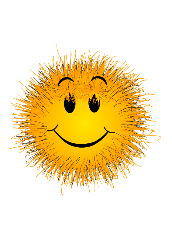 free vector Fluffy Smiley