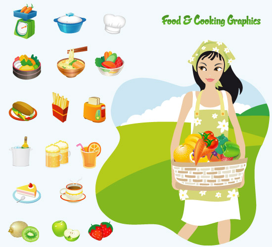 free vector Food Icons