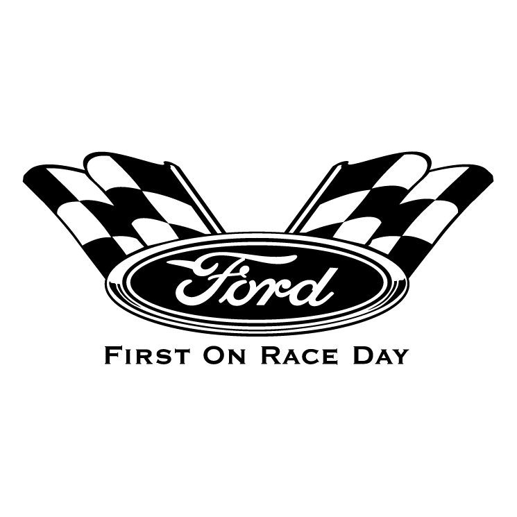 free vector Ford first on race day
