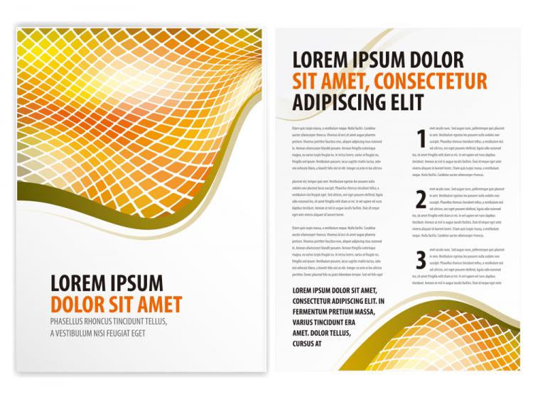 free vector Foreign album plate layout 03 vector