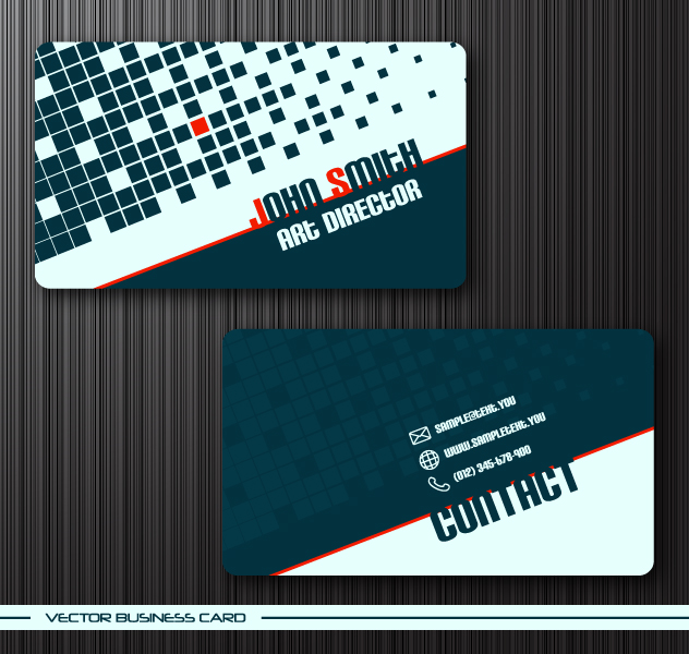 free vector Foreign business card templates vector
