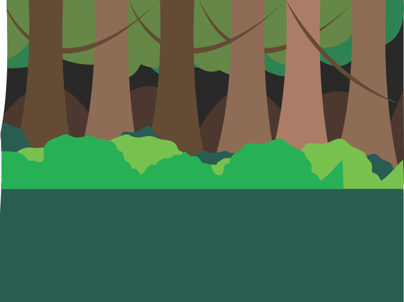 free vector Forest scene