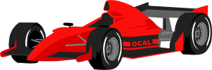free vector Formula One Car clip art