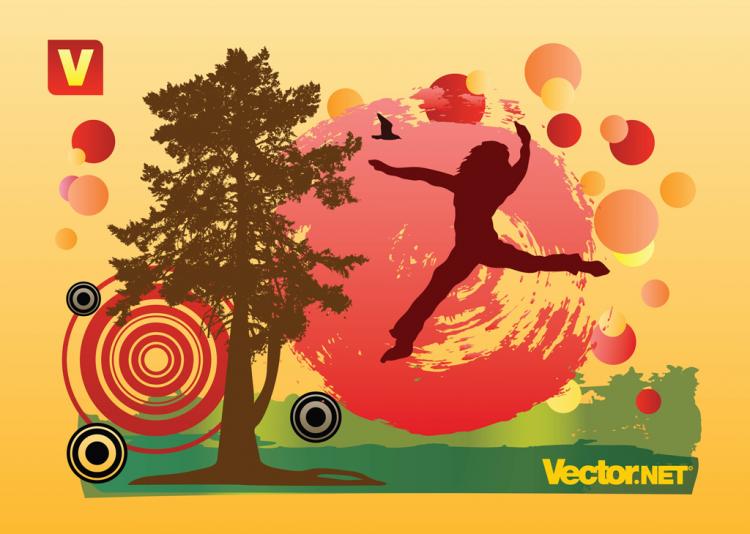 free vector Free autumn fun vector