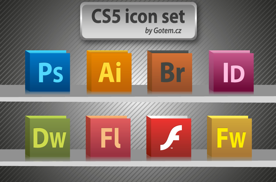 free vector Free CS5 icon pack