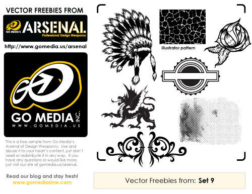free vector Free GoMedia Vector Pack 9 Sampler