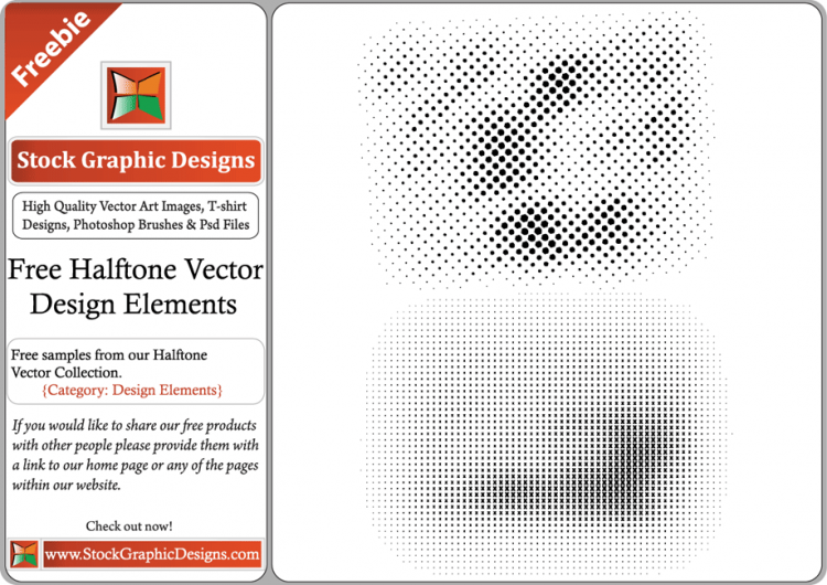 free vector Free Halftone Vector Design Elements