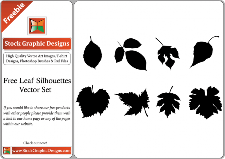 free vector Free Leaf Silhouettes Vector  Set