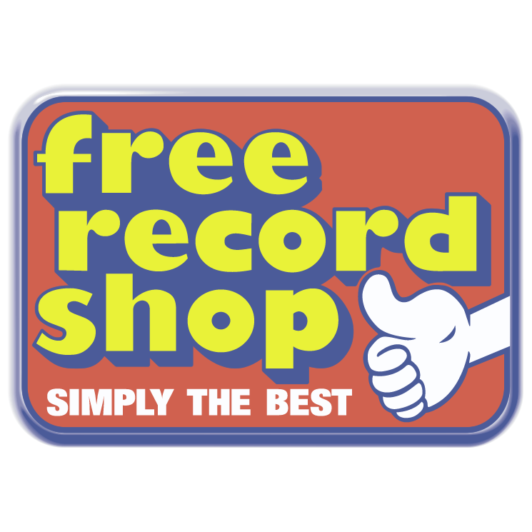 free vector Free record shop 0