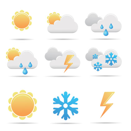 free vector Free Simple Vector Weather Icon