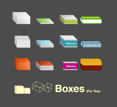 free vector Free Vector Boxes