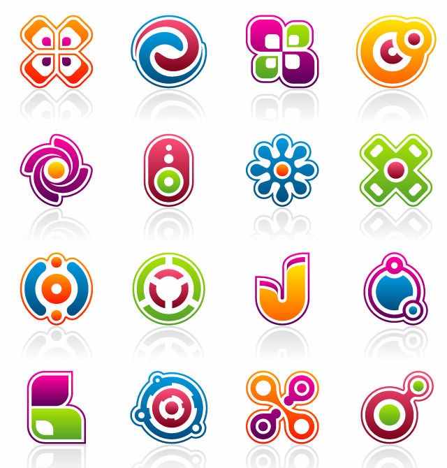 Free Colorful Business Design Elements (7634) Free EPS Download / 4 Vector