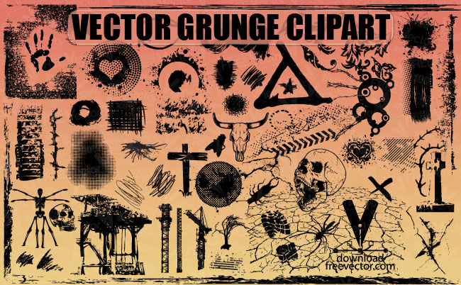free vector Free Vector Grunge Clipart