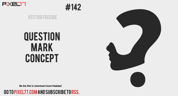 free vector Free Vector of the Day #142: Question Mark Concept