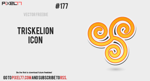 free vector Free Vector of the Day #177: Triskelion Icon